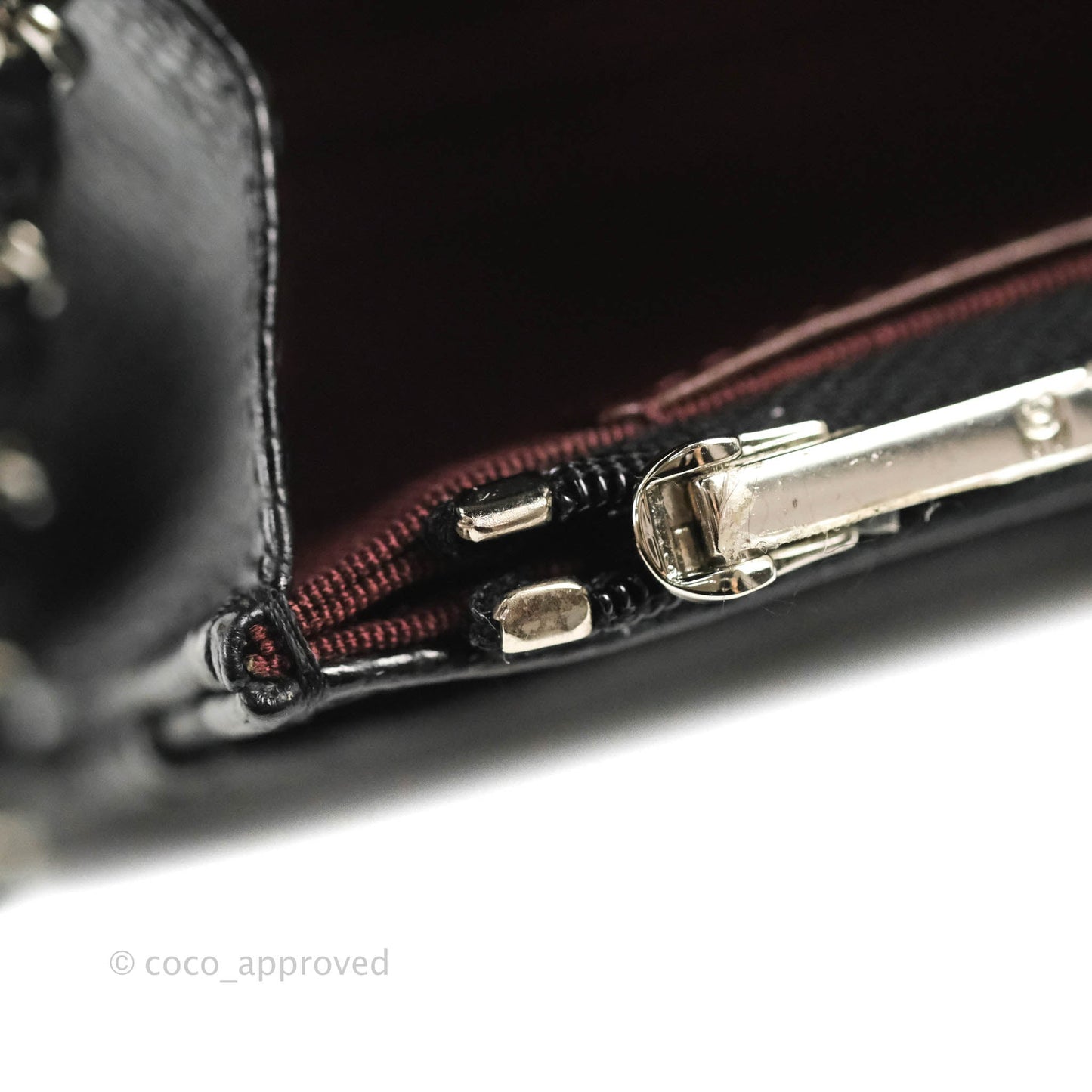 Chanel Quilted Classic WOC Black Caviar Silver Hardware