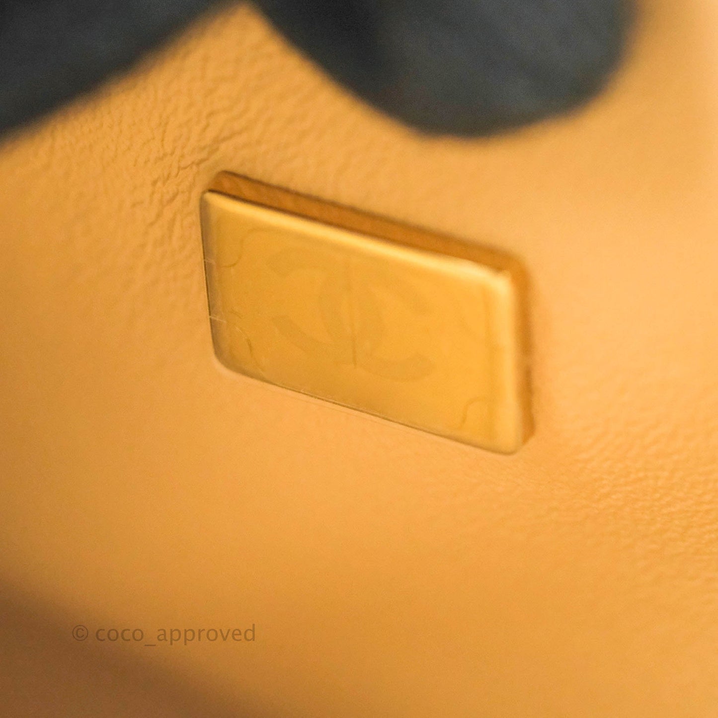 Chanel S/M Small Classic Quilted Flap Beige Caviar Gold Hardware