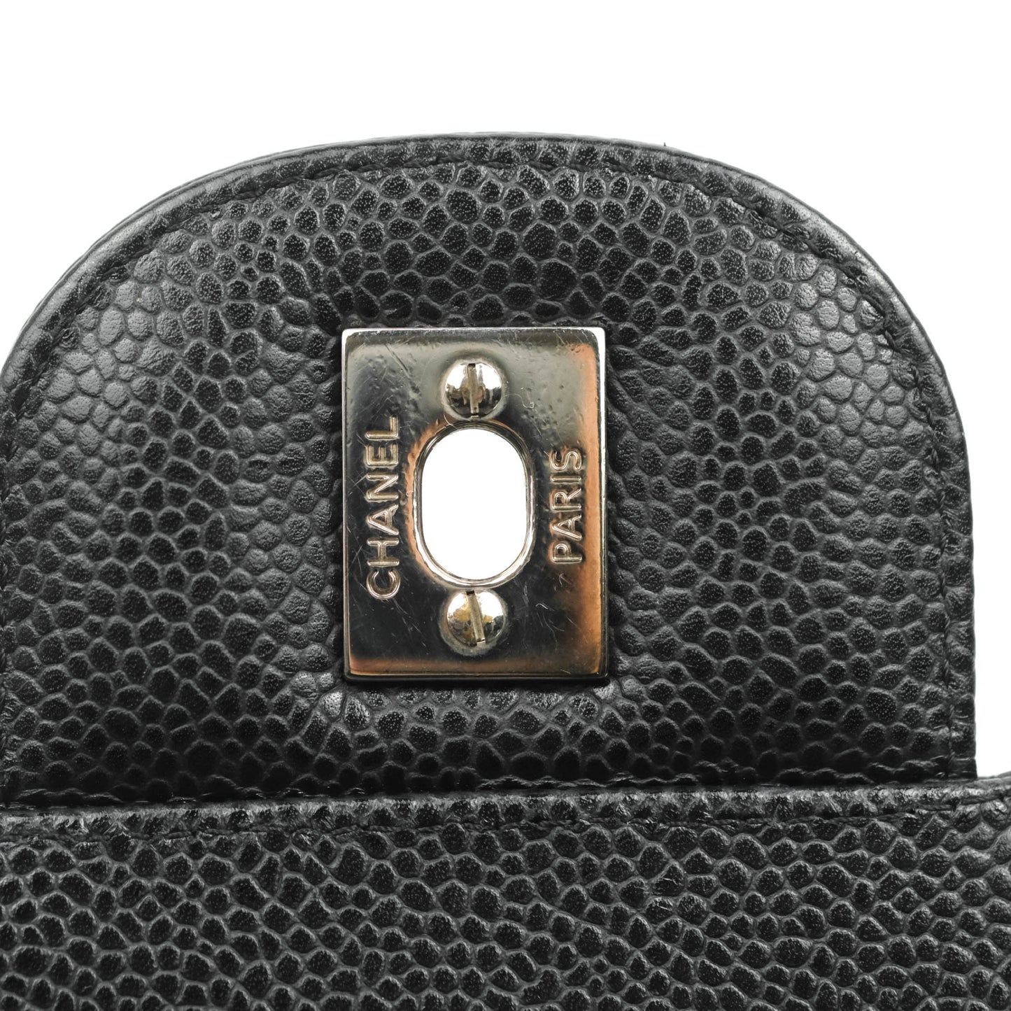 Chanel Jumbo Double Flap Black Caviar Silver Hardware⁣⁣