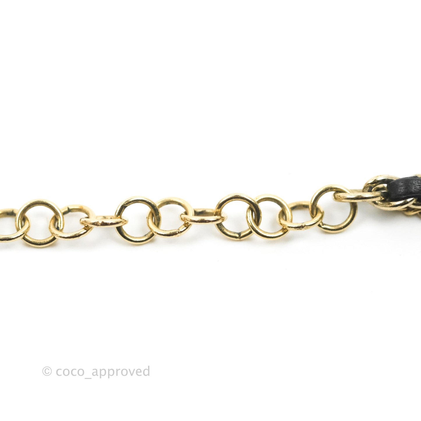 Chanel CC Pearl & Woven Chain Bracelet 16B