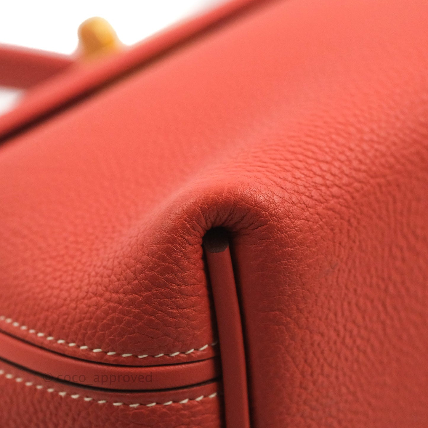 Hermès 24/24 29 Sanguine Togo Gold Hardware