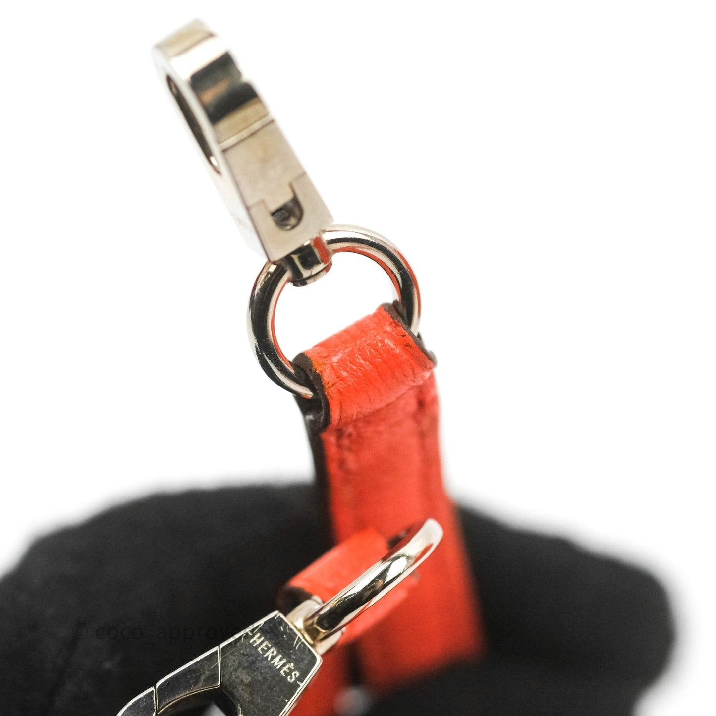 Hermès Bolide Mini 1923 Chevre Mysore Orange Poppy Palladium Hardware
