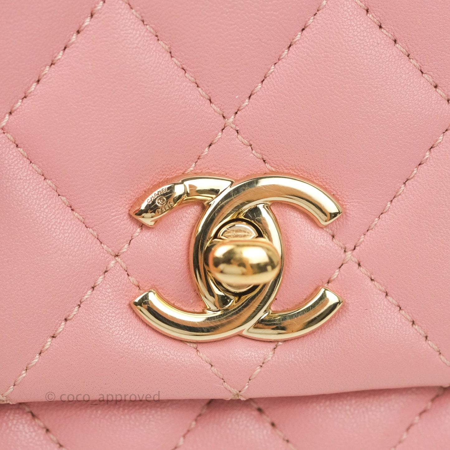 Chanel Citizen Chic Mini Flap Bag Pink Lambskin Gold Hardware