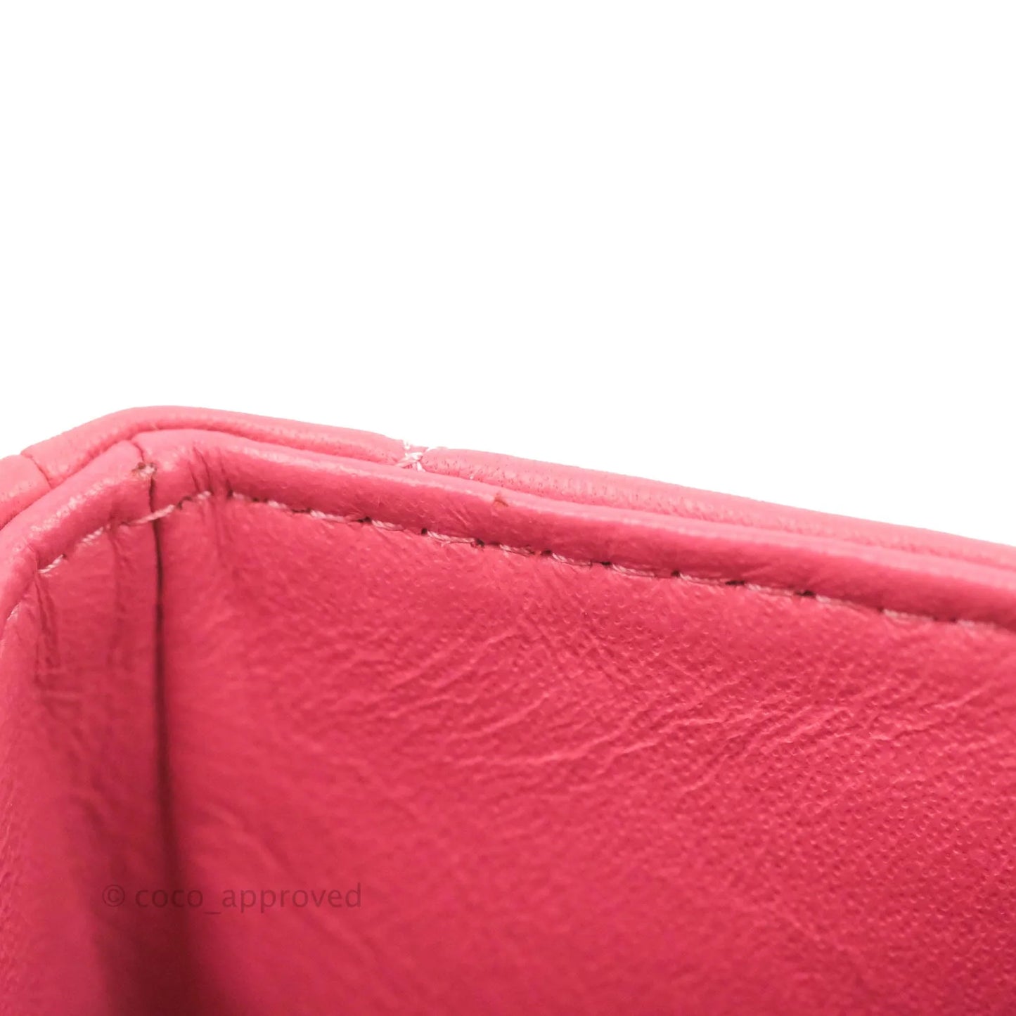 Chanel Quilted Mini Rectangular Flap Pink Lambskin Silver Hardware