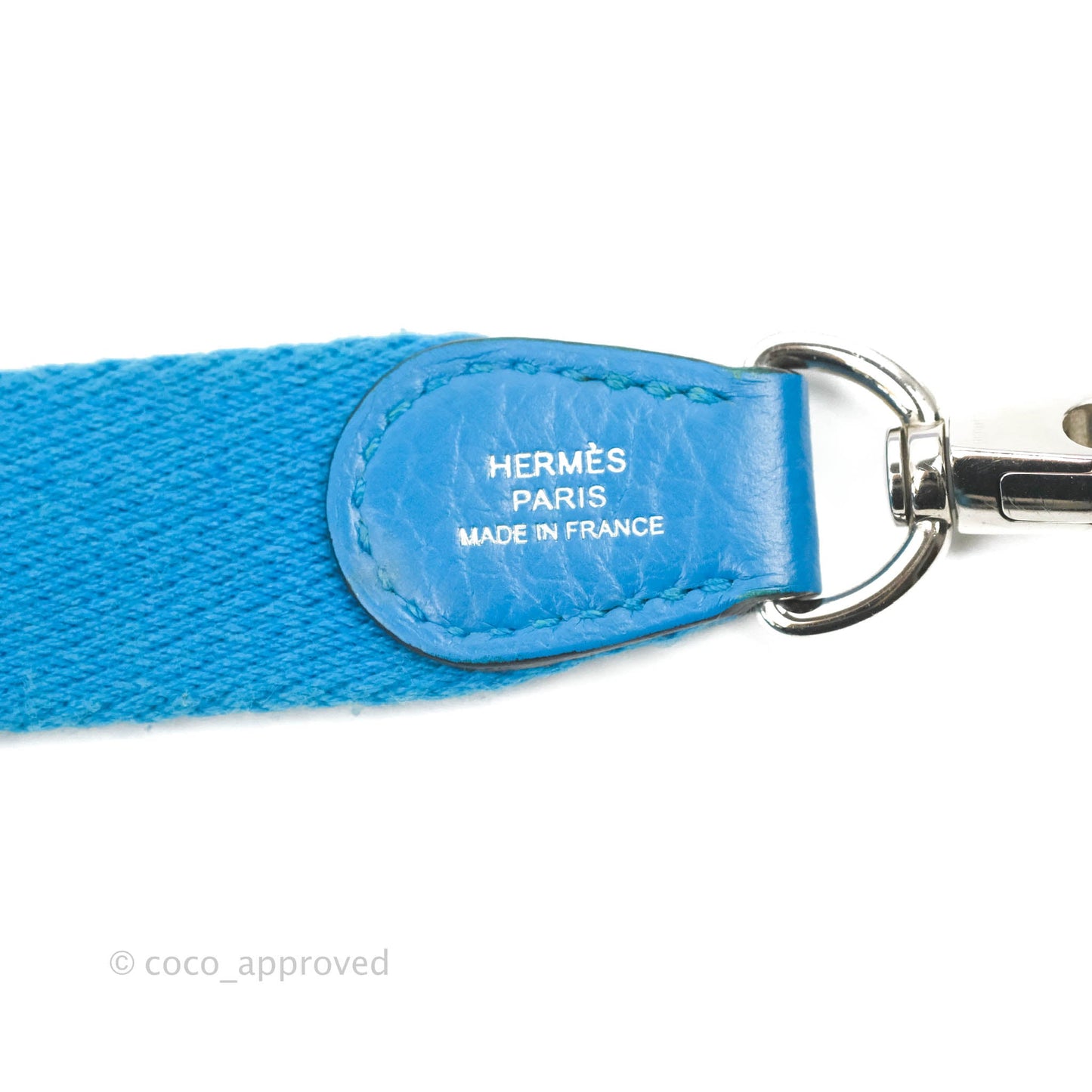 Hermès Mini Evelyne 16 Bleu Zanzibar Clemence Palladium Hardware