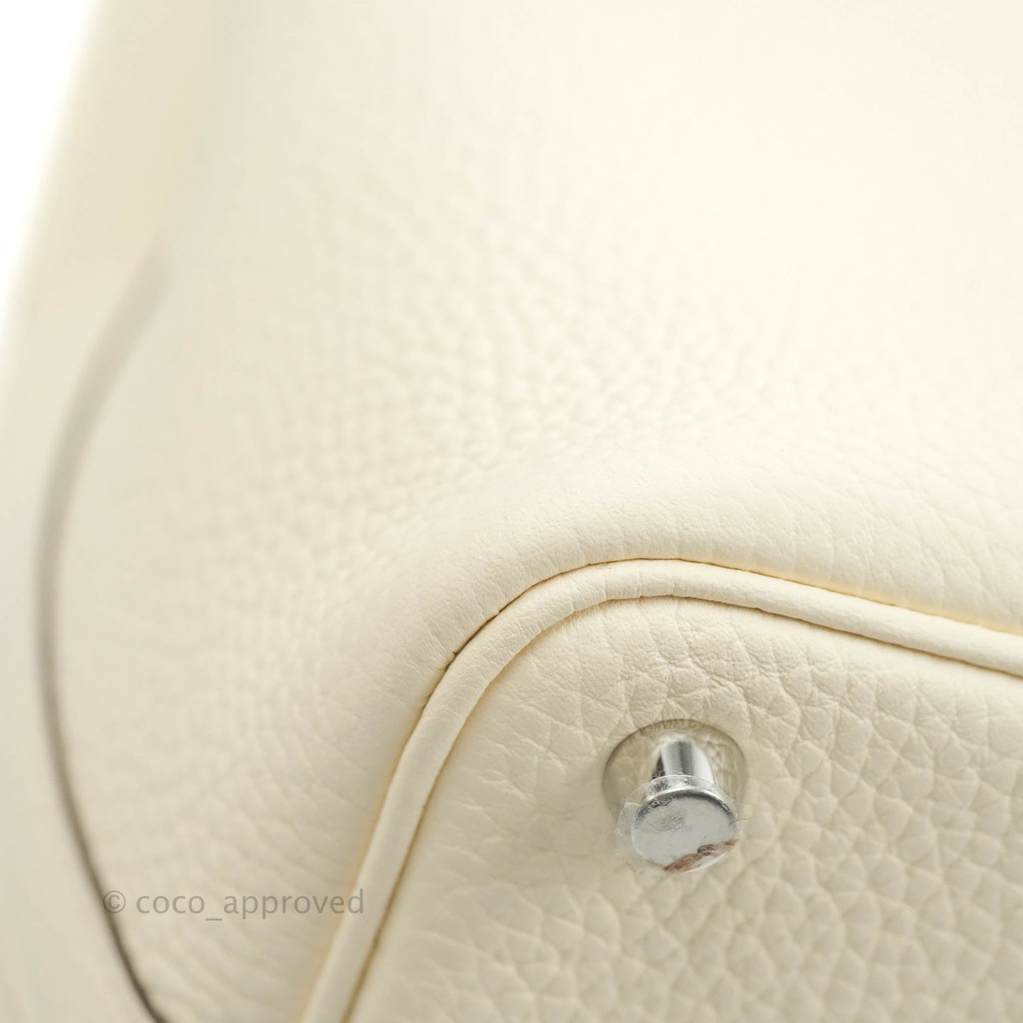 Hermès Clemence Picotin Lock 18 Nata Silver Hardware