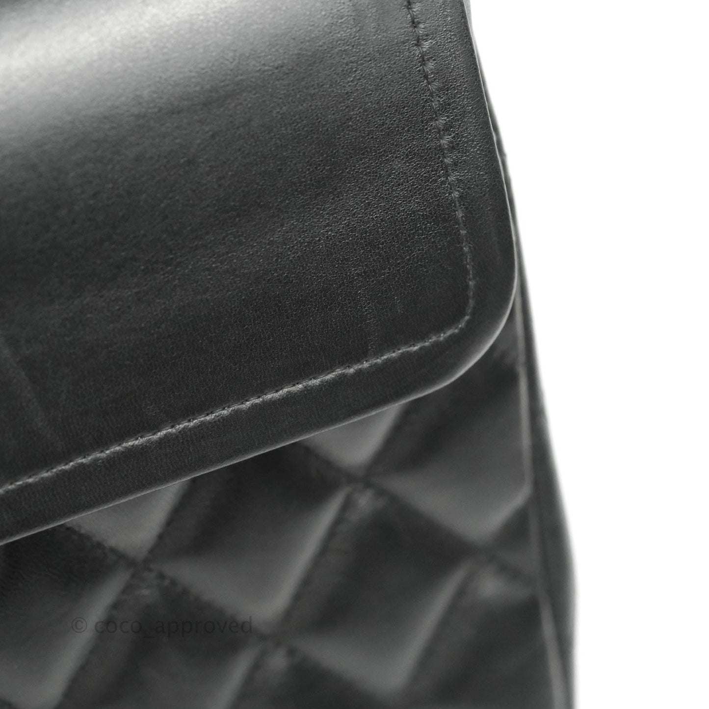 Chanel Jumbo Double Flap Black Lambskin Gold Hardware