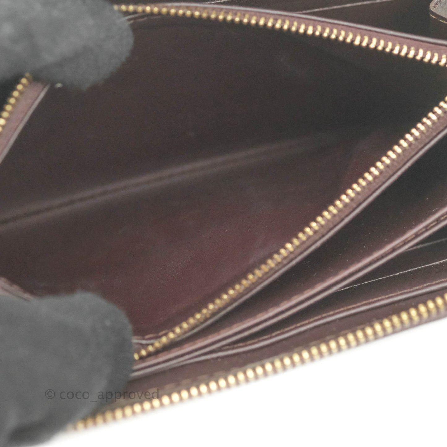 Louis Vuitton Amarante Monogram Vernis Zippy Wallet