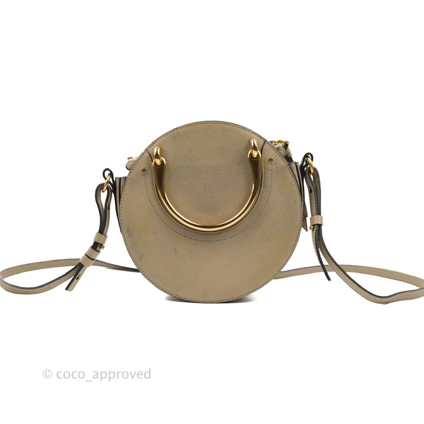 Chloe Calfskin Suede Small Pixie Bag Motty Grey