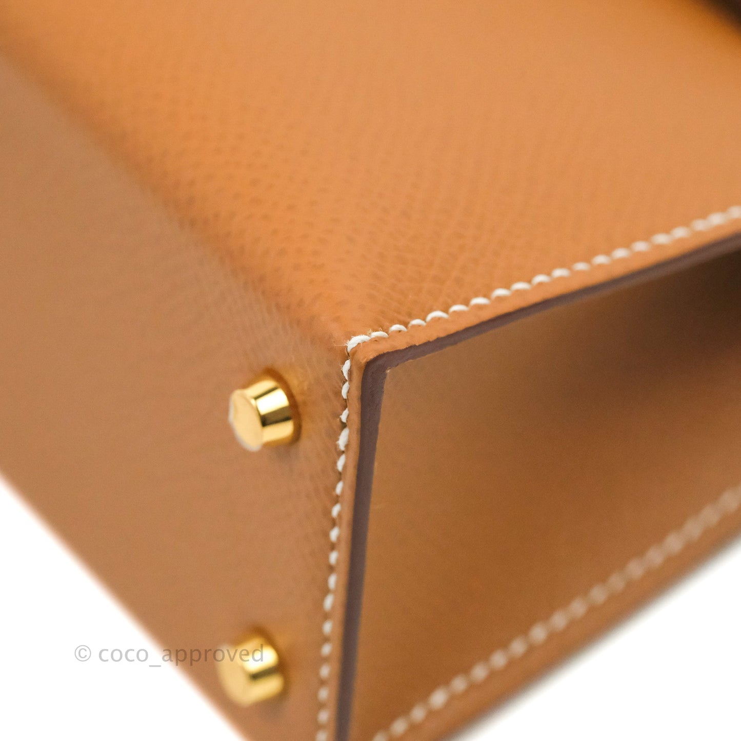 Hermès Mini Kelly II Gold Epsom Gold Hardware
