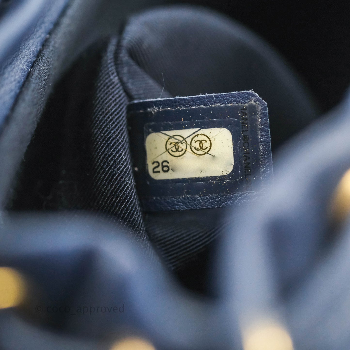 Chanel Mini Navy Calfskin Urban Spirit Backpack ⁣⁣⁣⁣⁣⁣⁣⁣⁣⁣⁣⁣⁣⁣Gold Hardware