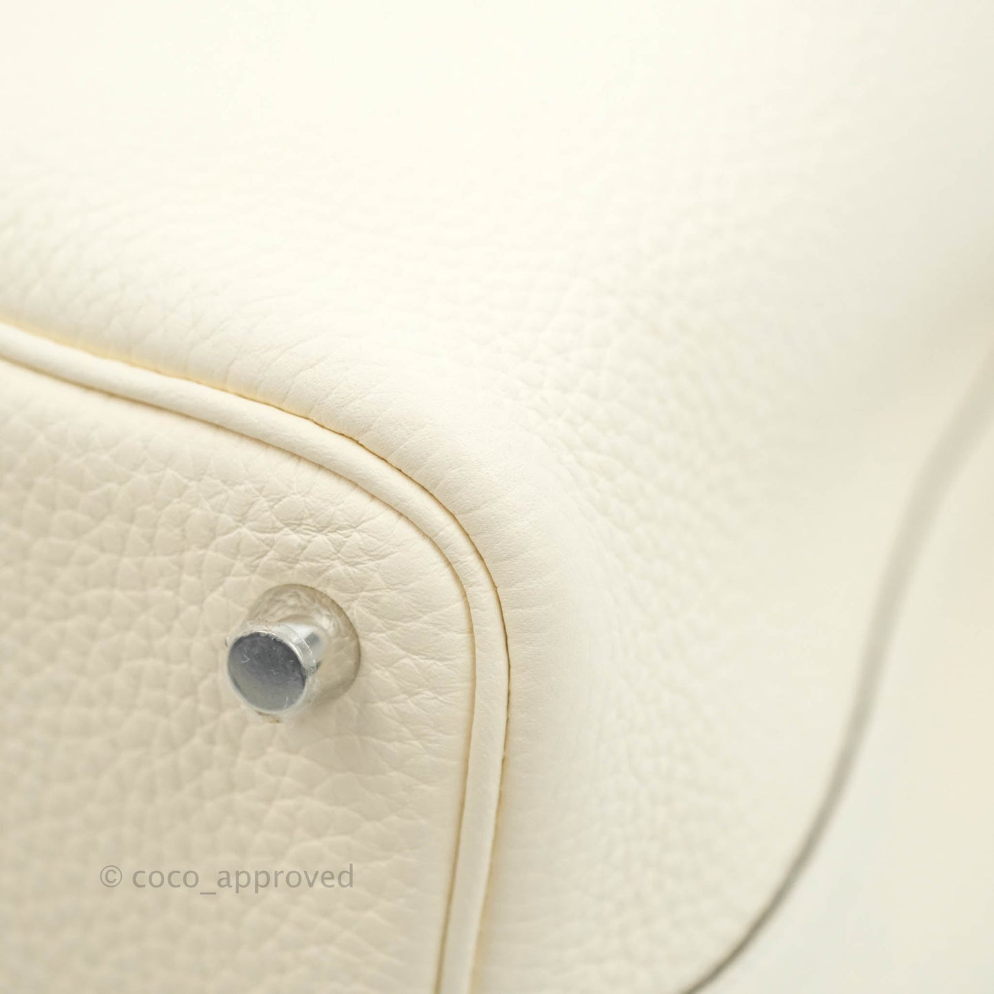Hermès Clemence Picotin Lock 18 Nata Silver Hardware