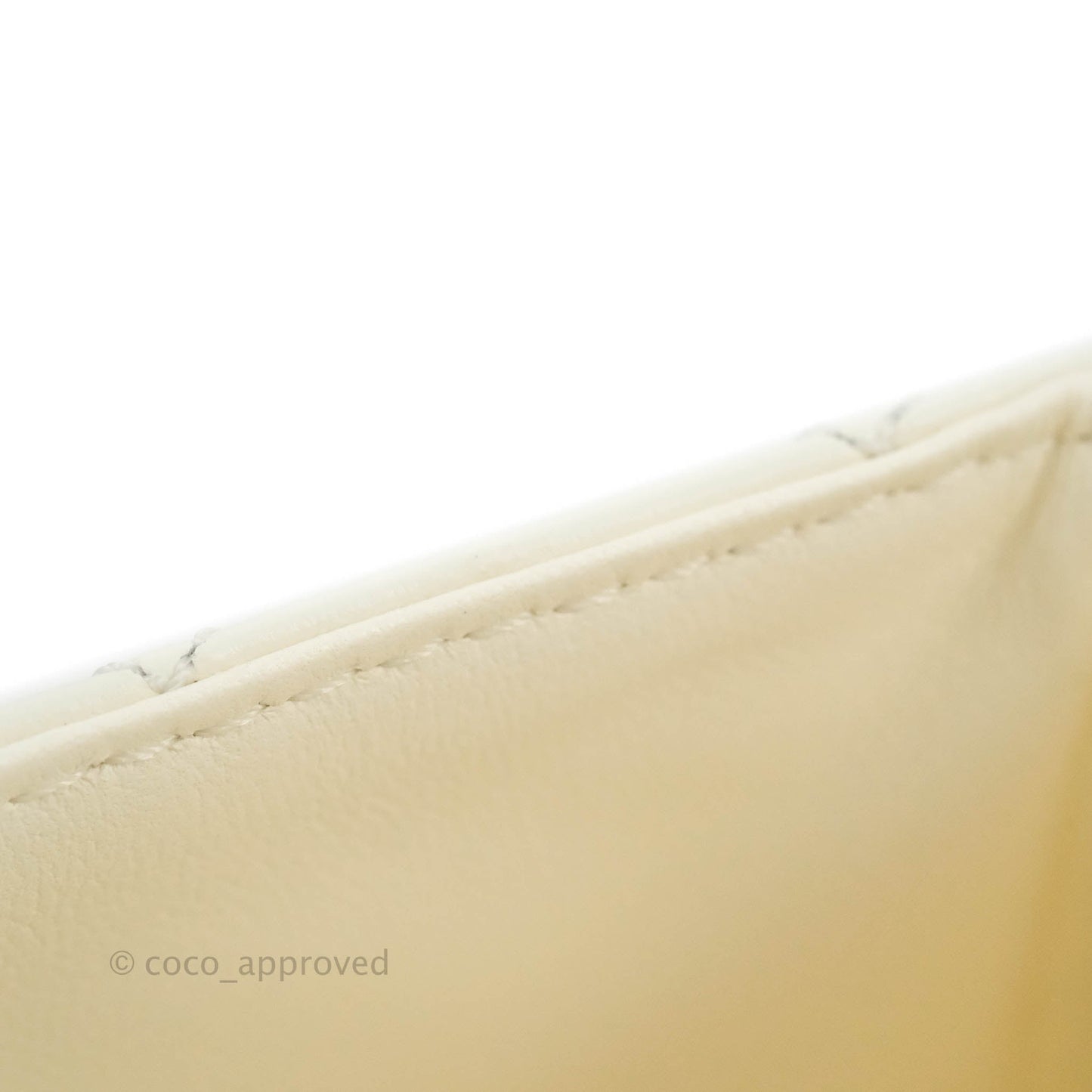 Chanel Mini Reissue 224 White Aged Calfskin Gold Hardware
