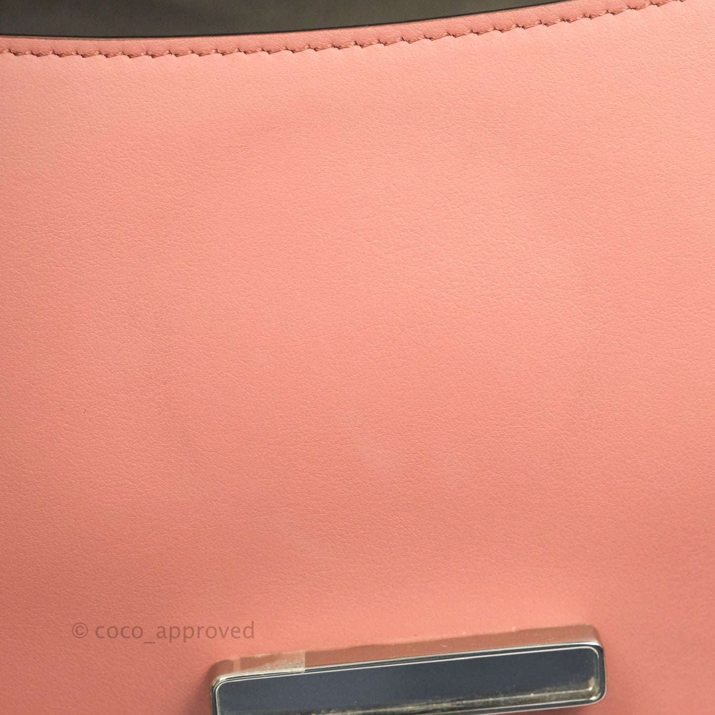 Fendi Small Kan I Shoulder Bag Rosy Pink Calfskin Gold & Silver Hardware