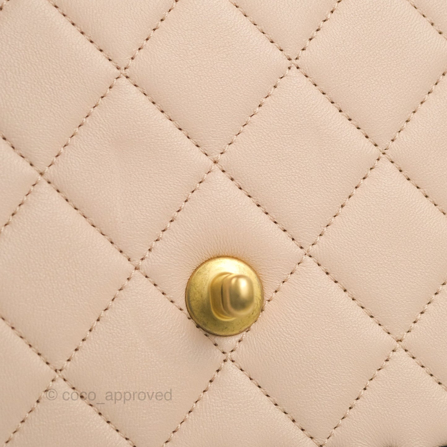 Chanel Mini My Own Frame Flap Braided Beige Pink Calfskin 22S