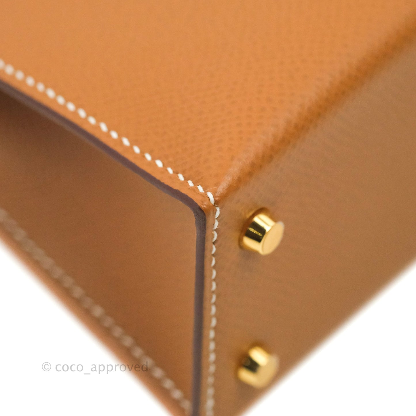 Hermès Mini Kelly II Gold Epsom Gold Hardware