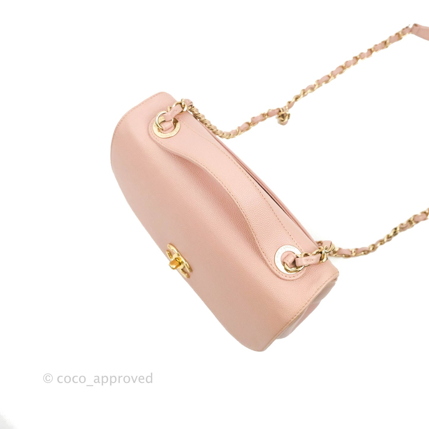 Chanel Quilted Medium Business Affinity Flap Pink Caviar Gold Hardware