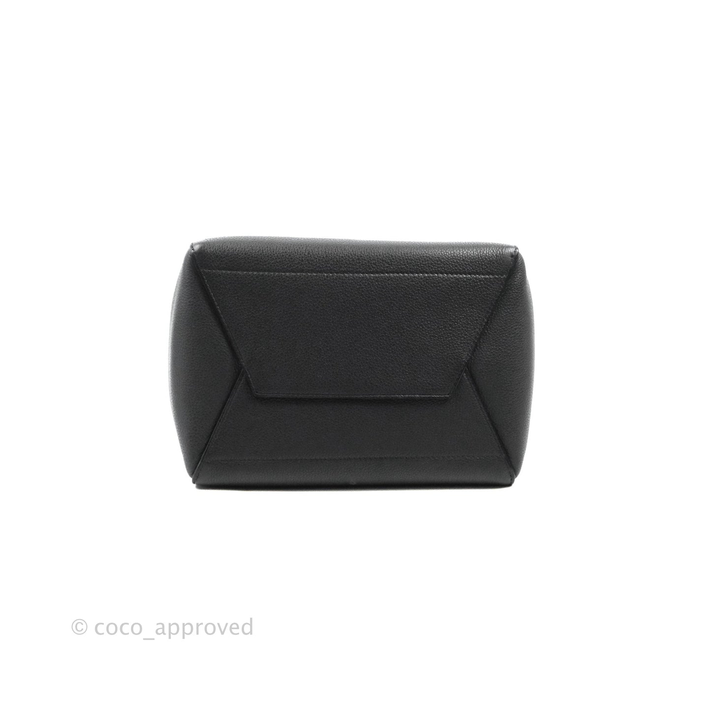 Celine Sangle Bucket Bag Grained Calfskin Grey