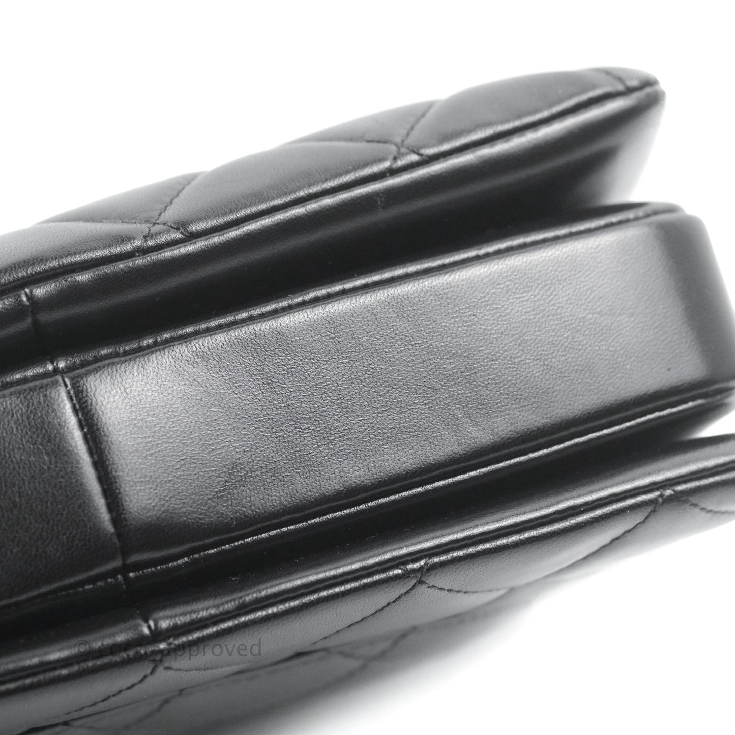 Chanel Trendy CC Small Black Lambskin Dark Silver Hardware