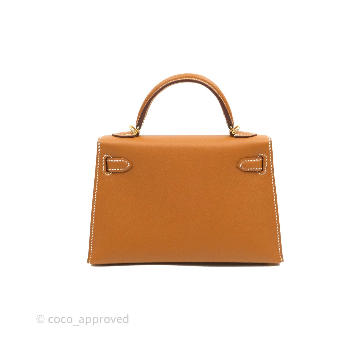 Hermès Mini Kelly II Gold Epsom Gold Hardware