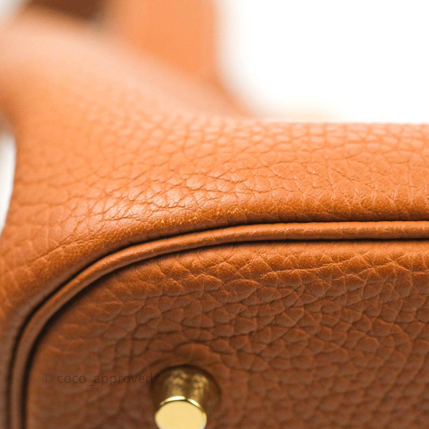 Hermès Picotin 26 GM Taurillon Clemence Gold Gold Hardware
