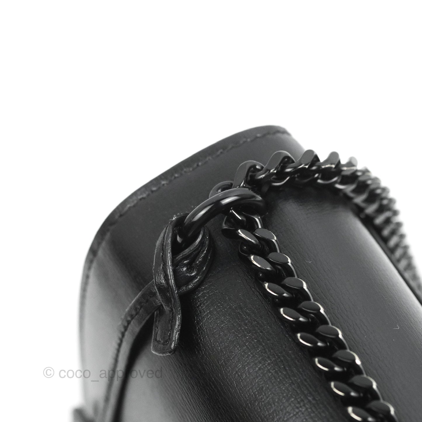Saint Laurent Sunset Medium So Black Calfskin