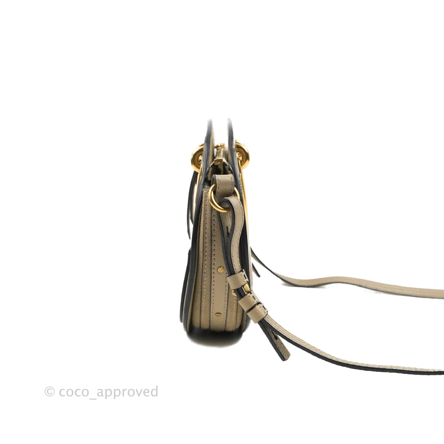 Chloe Calfskin Suede Small Pixie Bag Motty Grey