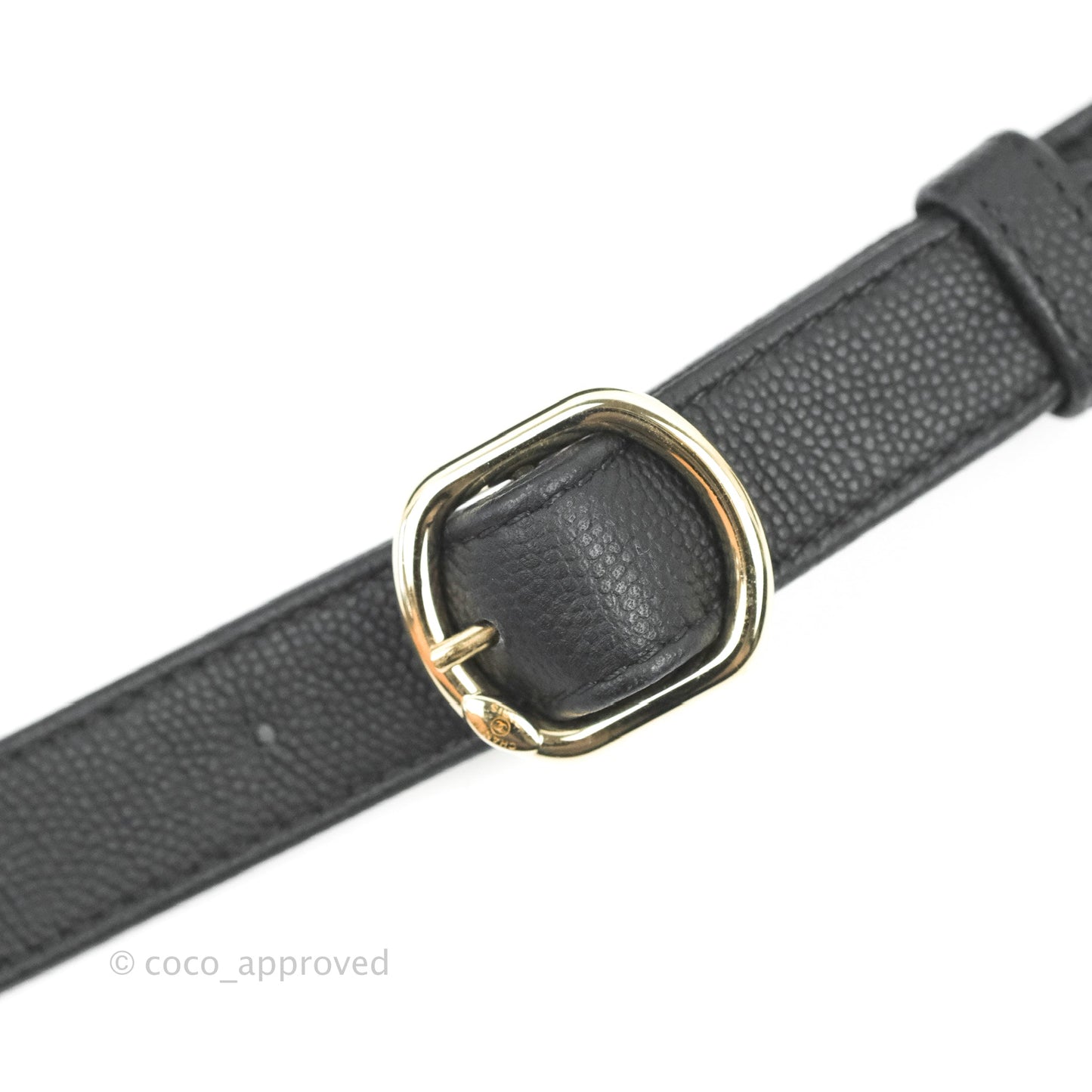 Chanel Quilted Business Affinity Waist Belt Bag Black Caviar Gold Hardware