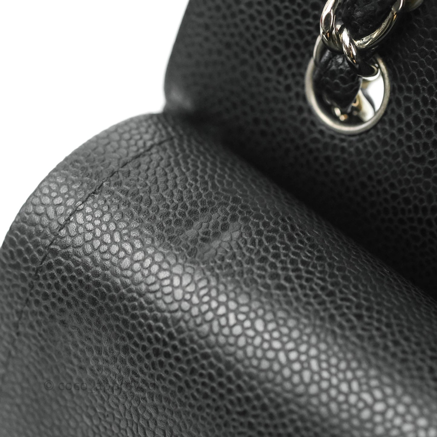Chanel Jumbo Double Flap Black Caviar Silver Hardware⁣⁣
