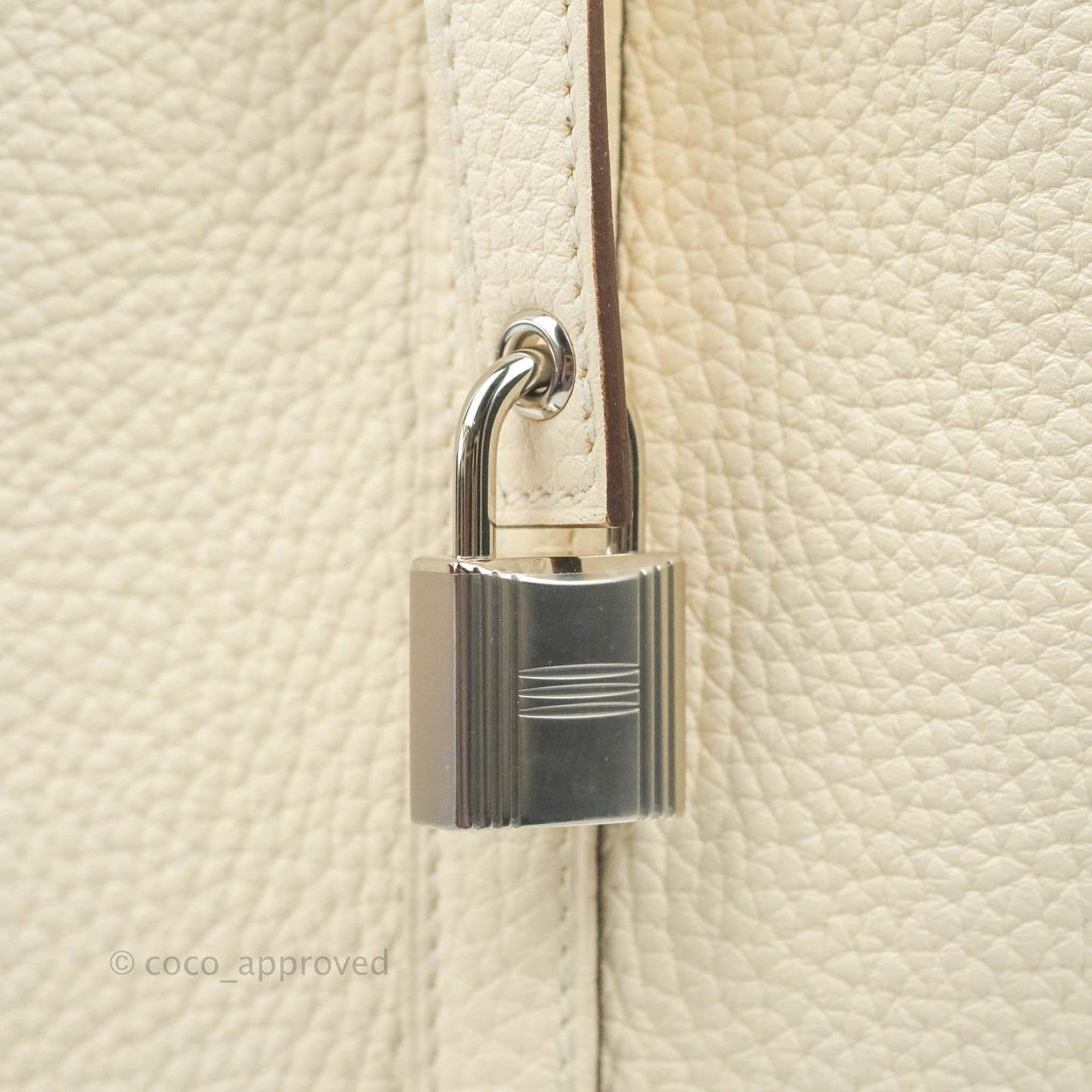Hermès Clemence Picotin Lock 18 Nata Silver Hardware