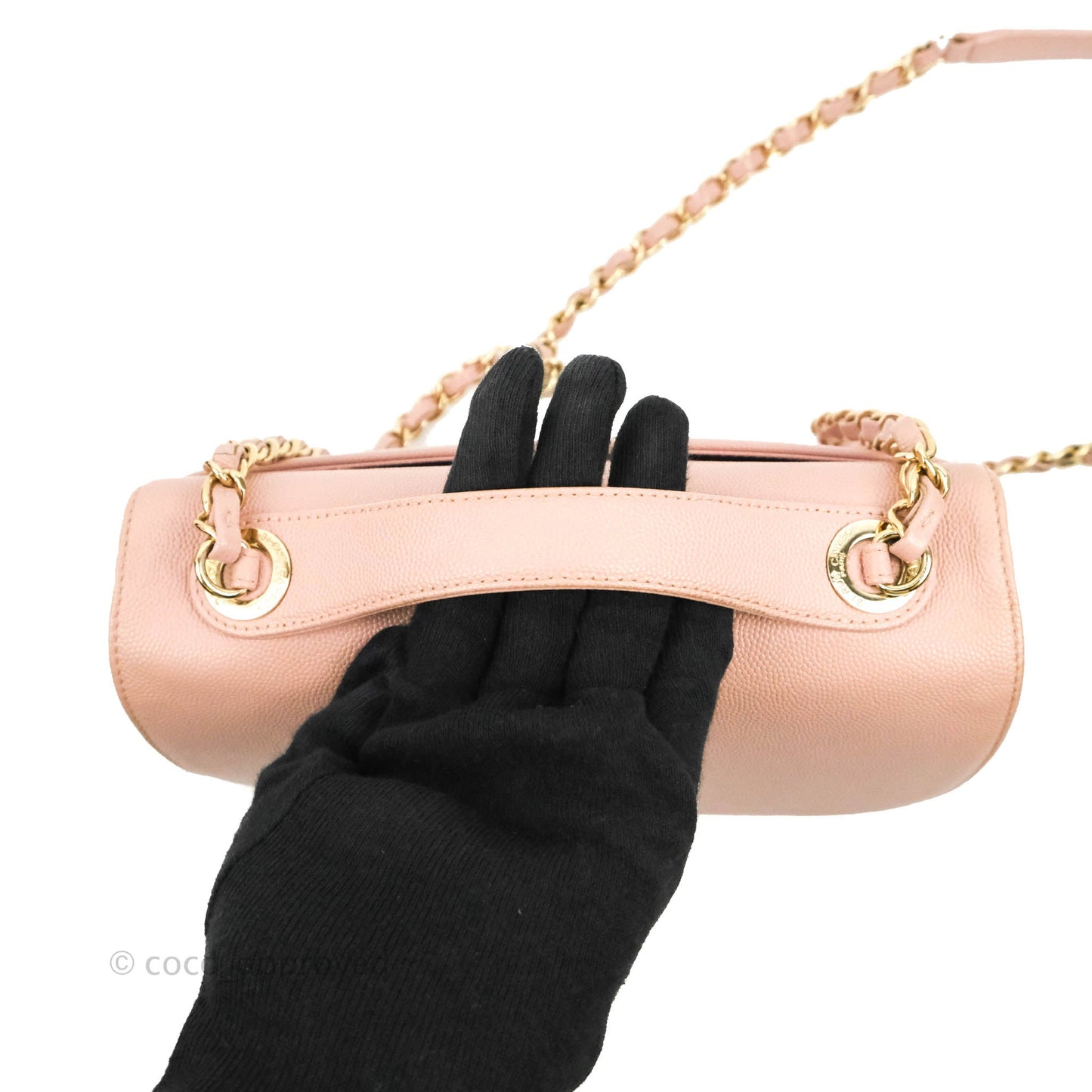 Chanel Quilted Medium Business Affinity Flap Pink Caviar Gold Hardware