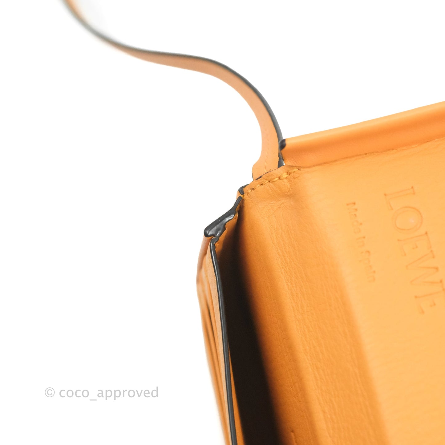 Loewe Small Heel Bag Soft Calfskin Apricot
