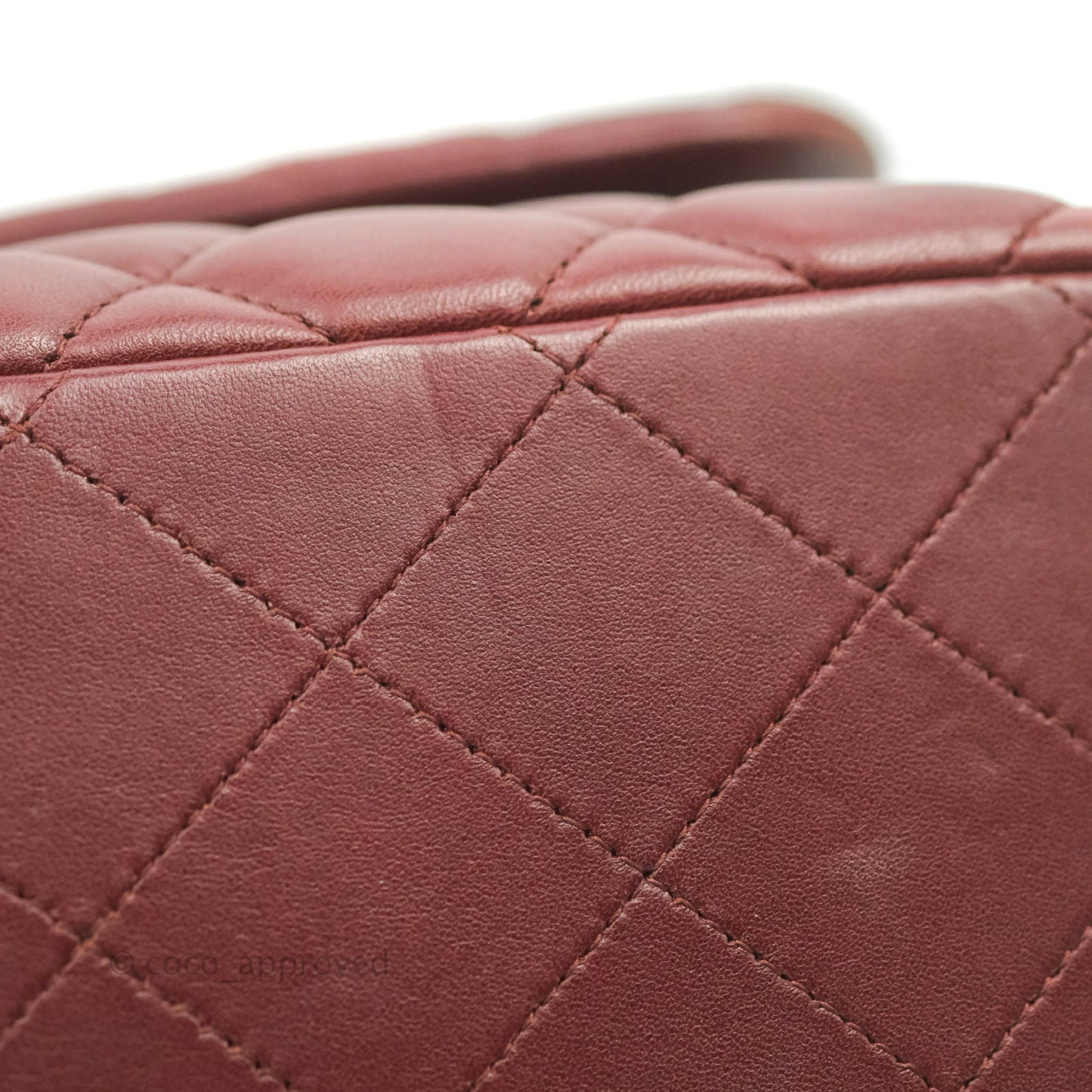 Chanel Jumbo Double Flap Burgundy Lambskin Gold Hardware
