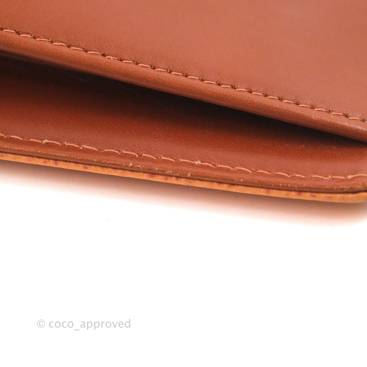 Chanel Yen Wallet Orange Claire Grained Calfskin