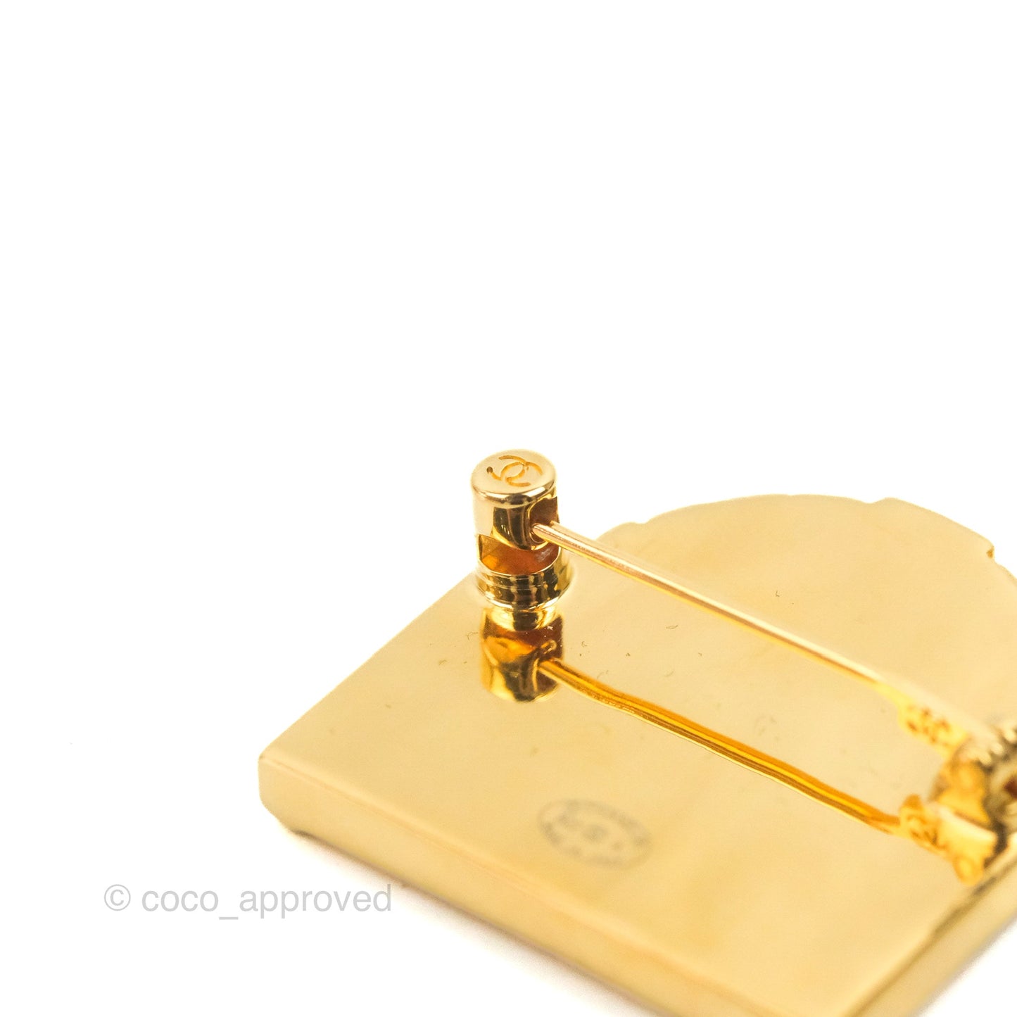 Chanel Rue Cambon Brooch Gold Tone 22A