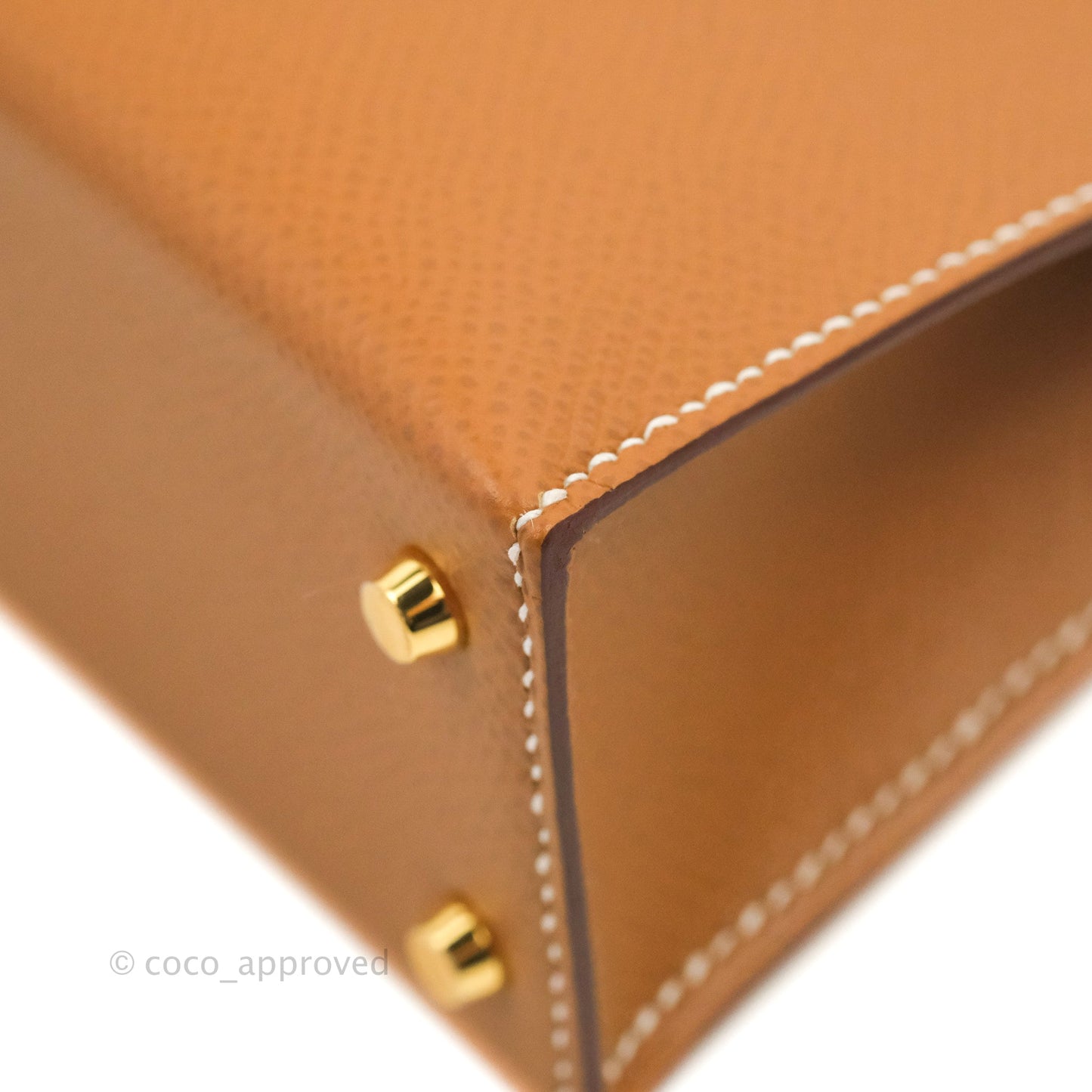 Hermès Mini Kelly II Gold Epsom Gold Hardware