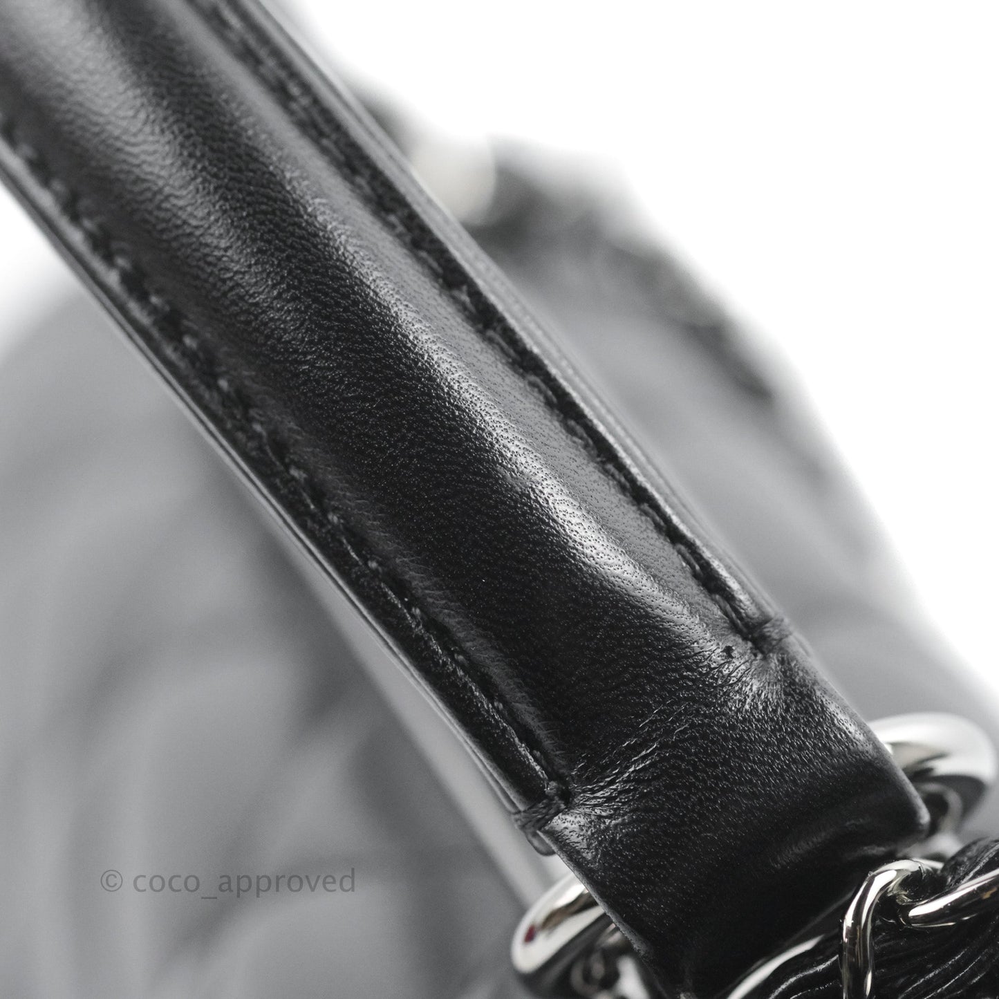 Chanel Trendy CC Small Black Lambskin Dark Silver Hardware