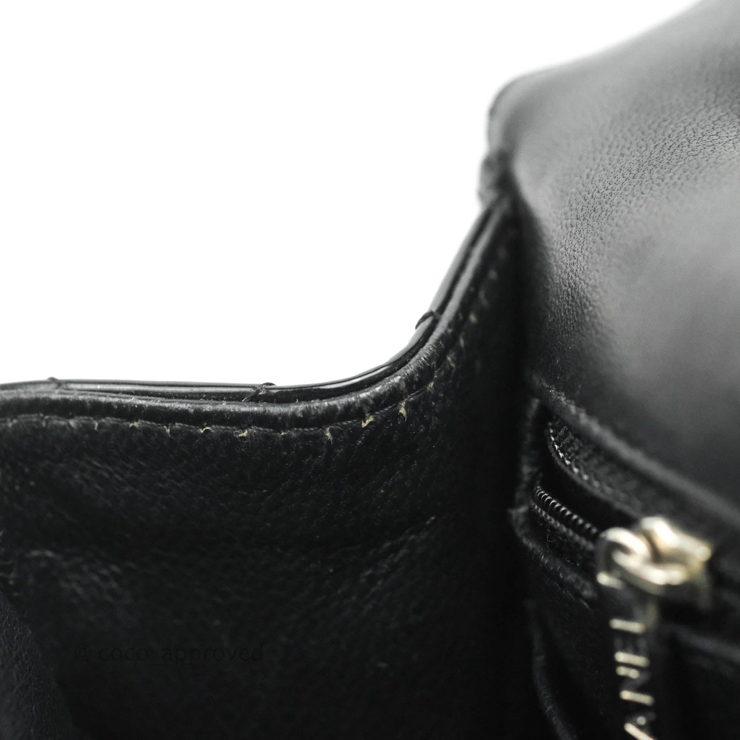 Chanel Jumbo Single Flap Black Patent Silver Hardware⁣⁣