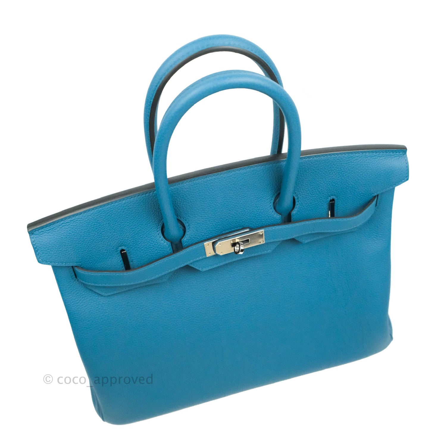 Hermès Birkin 35 Cobalt Togo Palladium Hardware