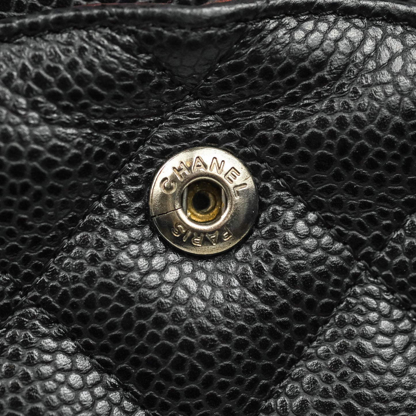 Chanel Jumbo Double Flap Black Caviar Silver Hardware⁣⁣