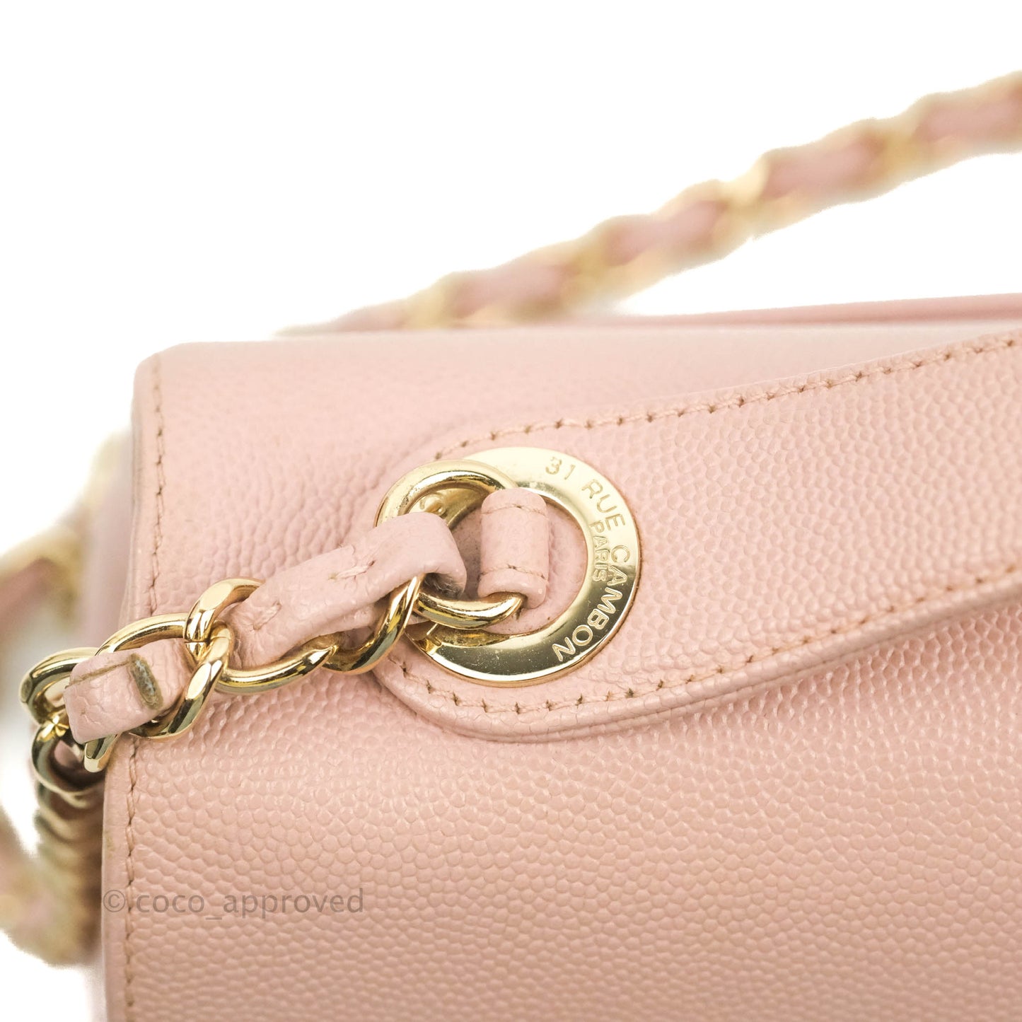 Chanel Quilted Medium Business Affinity Flap Pink Caviar Gold Hardware