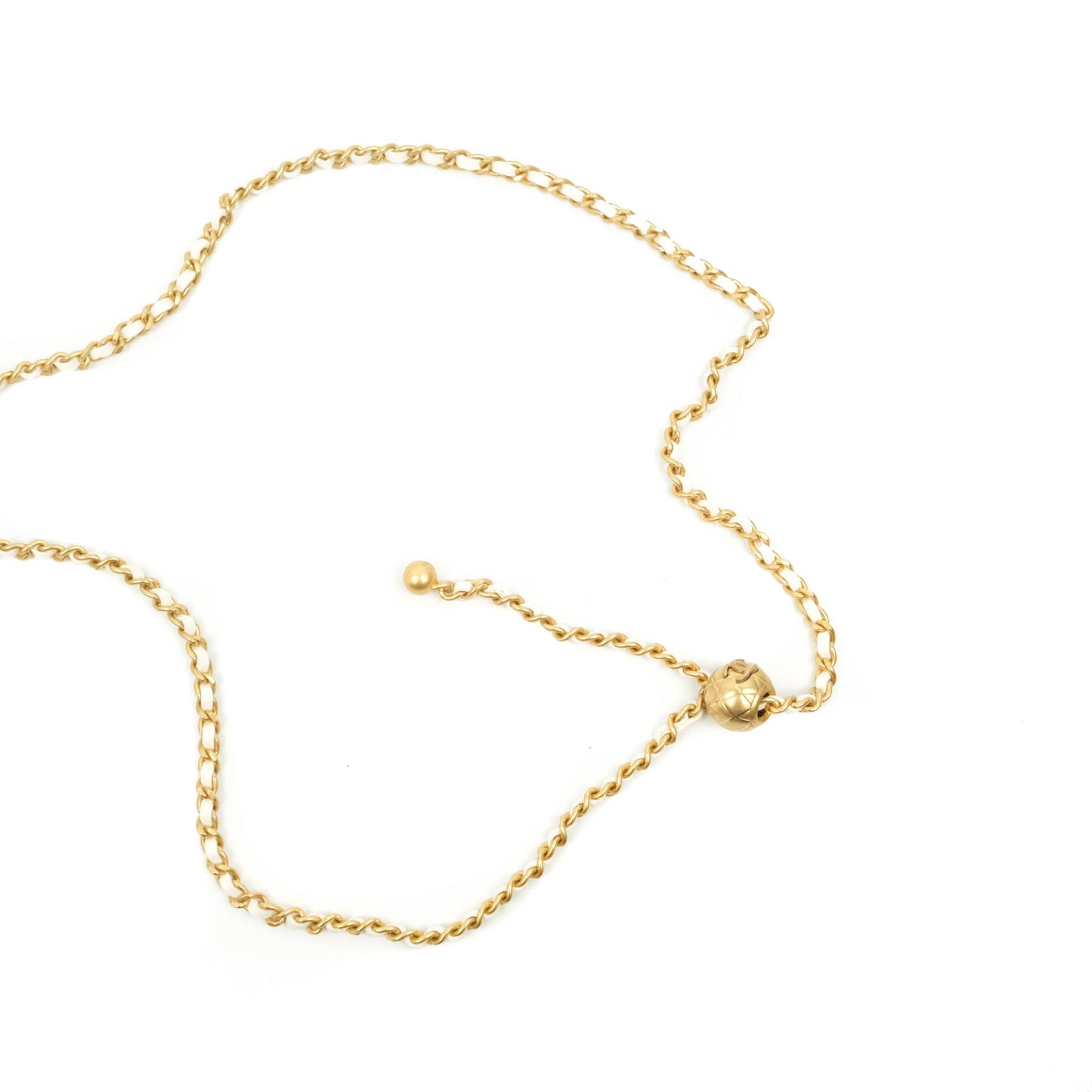 Chanel Mini Pearl Crush Vanity With Chain White Lambskin Aged Gold Hardware