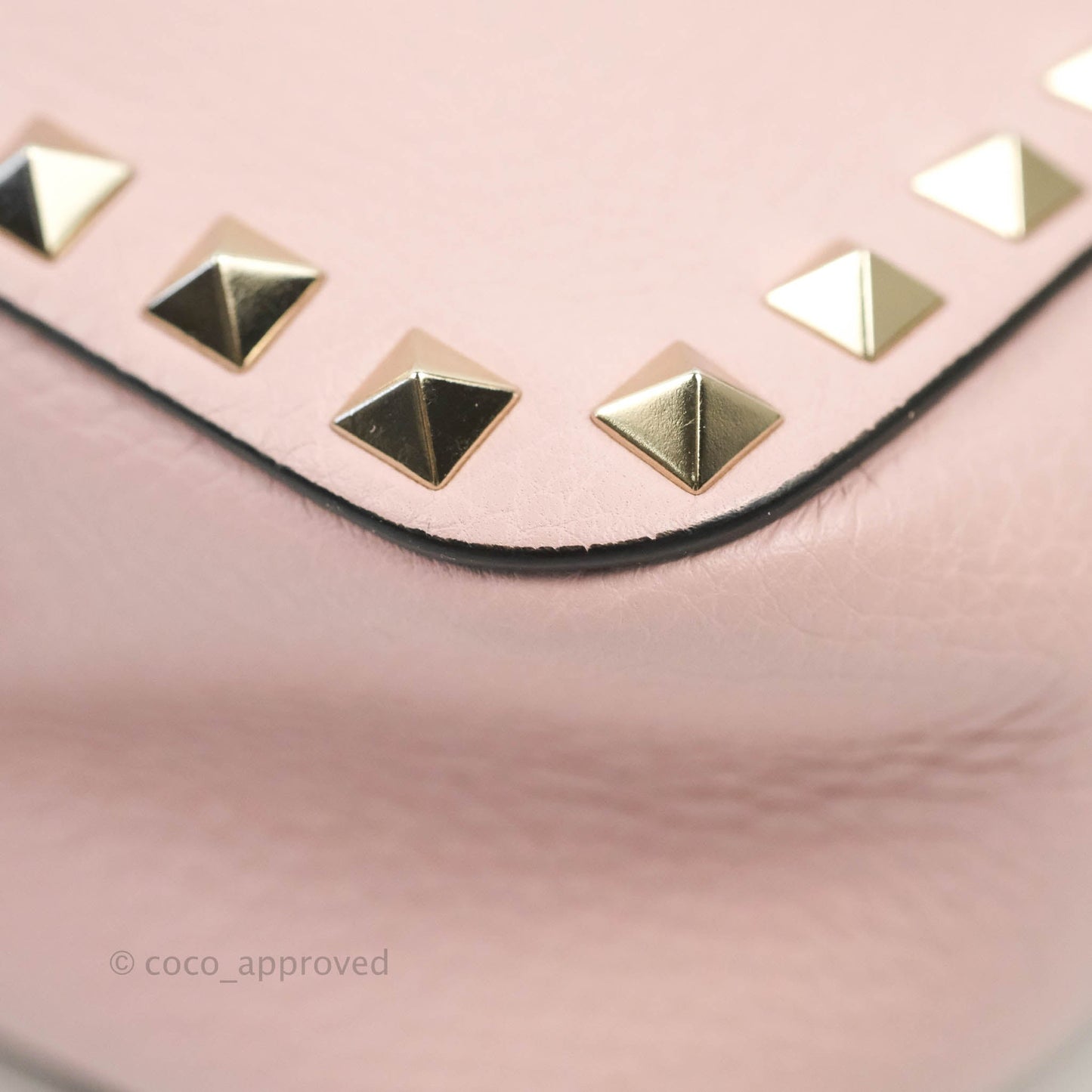 Valentino Garavani Small Rockstud Crossbody Bag Poudre Grainy Calfskin