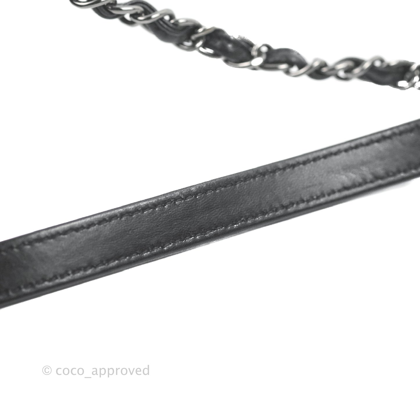 Chanel Trendy CC Small Black Lambskin Dark Silver Hardware