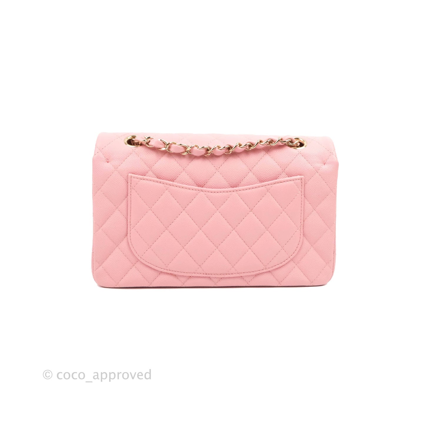Chanel Classic Small S/M Flap Pink Caviar Gold Hardware 22C