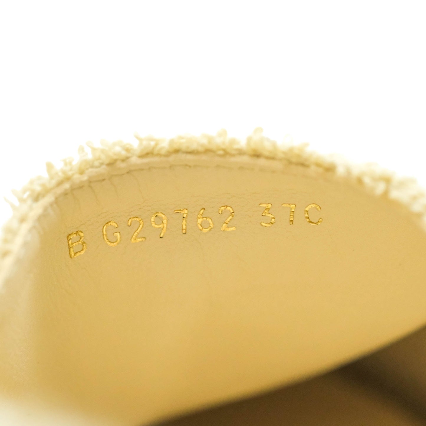 Chanel Espadrille Pink Beige Fabric Size 37C