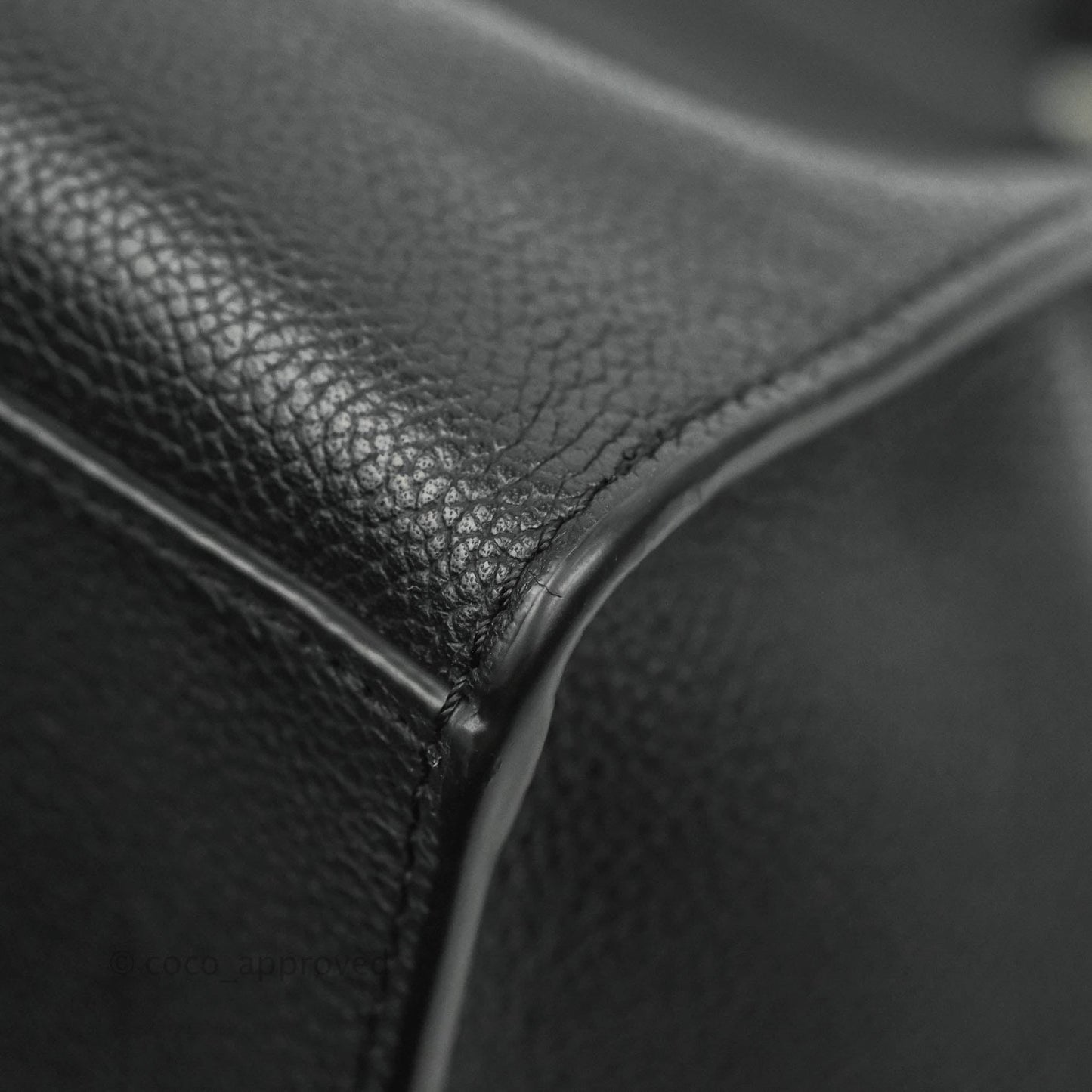Celine Small Big Bag Black Supple Grained Leather Silver Hardware