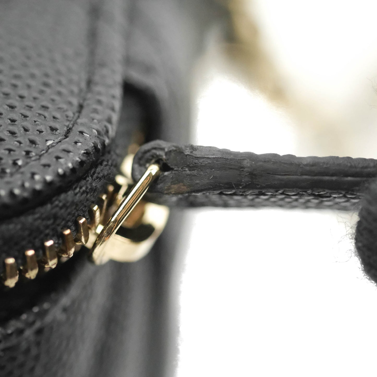 Chanel Mini Vanity With Chain Black Caviar Gold Hardware