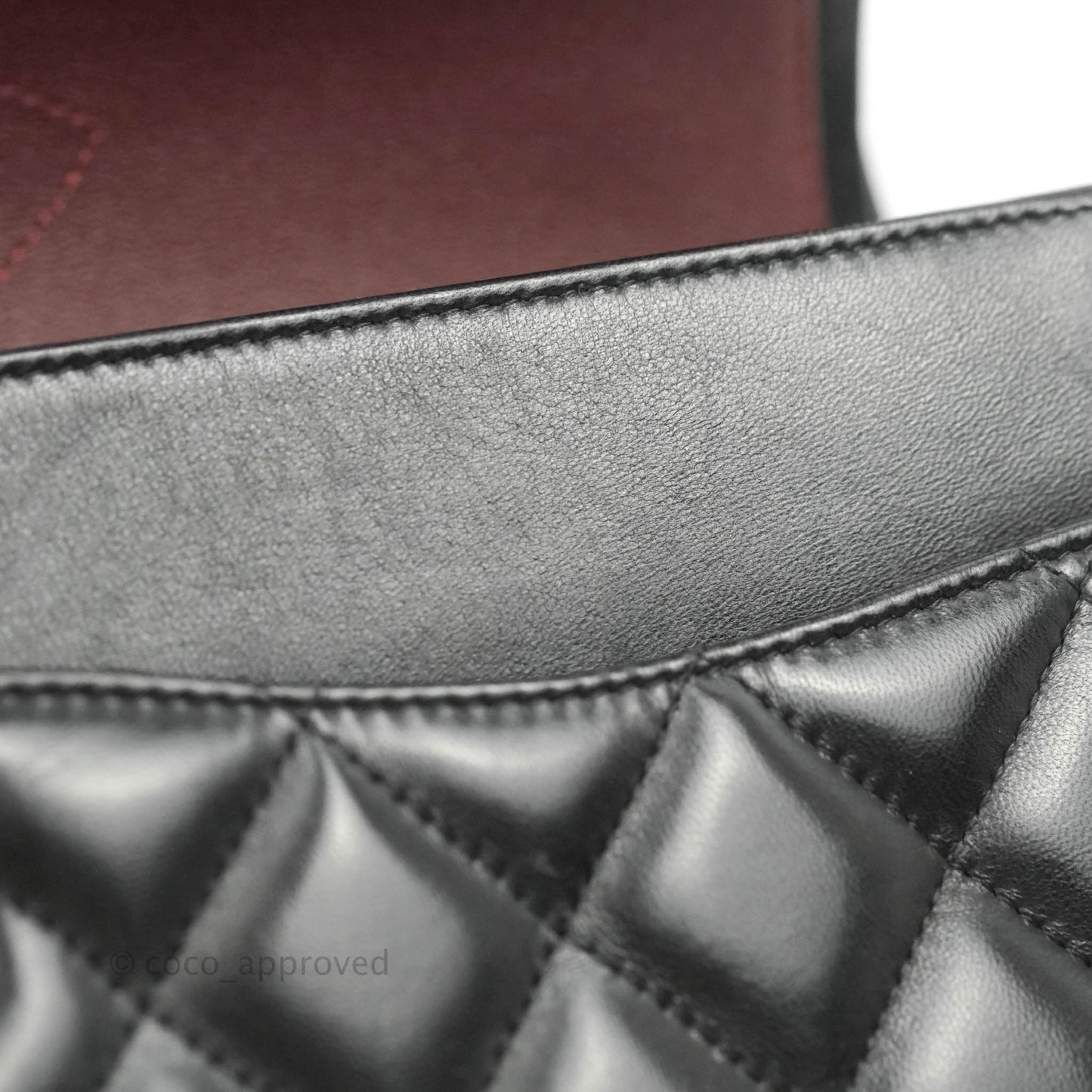Chanel Jumbo Double Flap Black Lambskin Gold Hardware