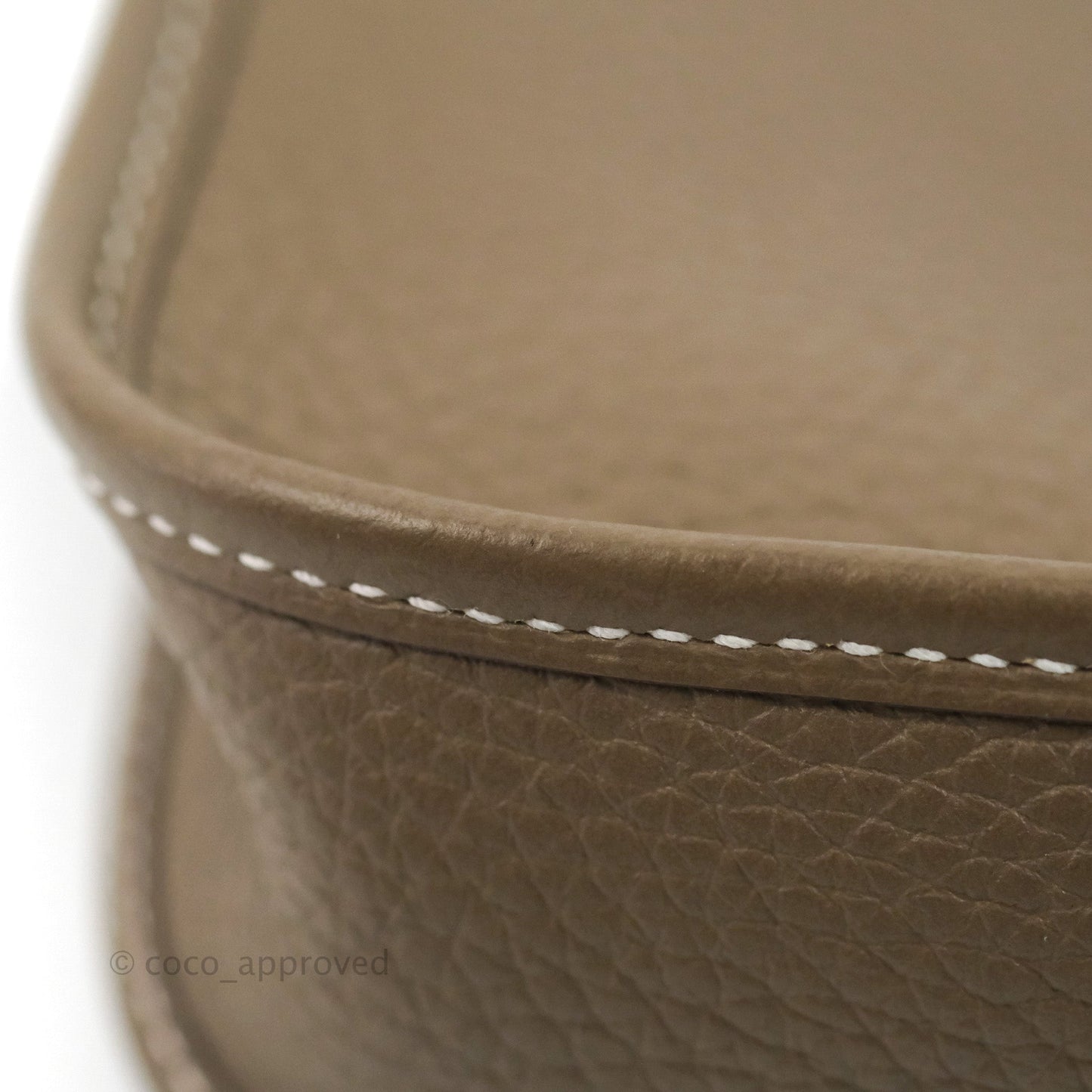 Hermès Mini Evelyne 16 Etoupe Clemence Palladium Hardware